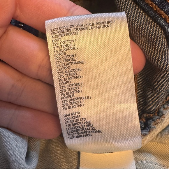 Anthropologie Pilcro Wide Leg Dark Wash Jeans Size 27 - Picture 11 of 11